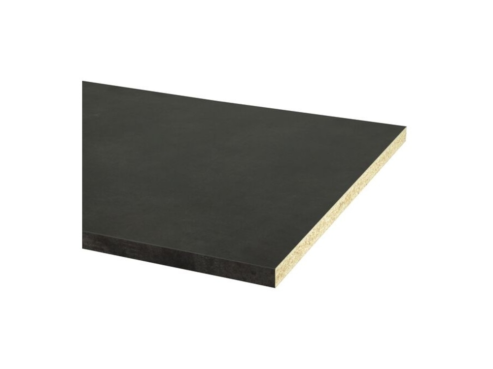 Werkblad 260x80x2.8cm Beton Antraciet