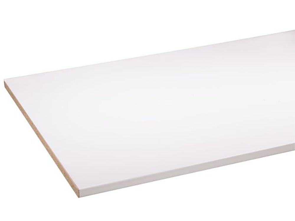 Werkblad 260x80x2.8cm Wit