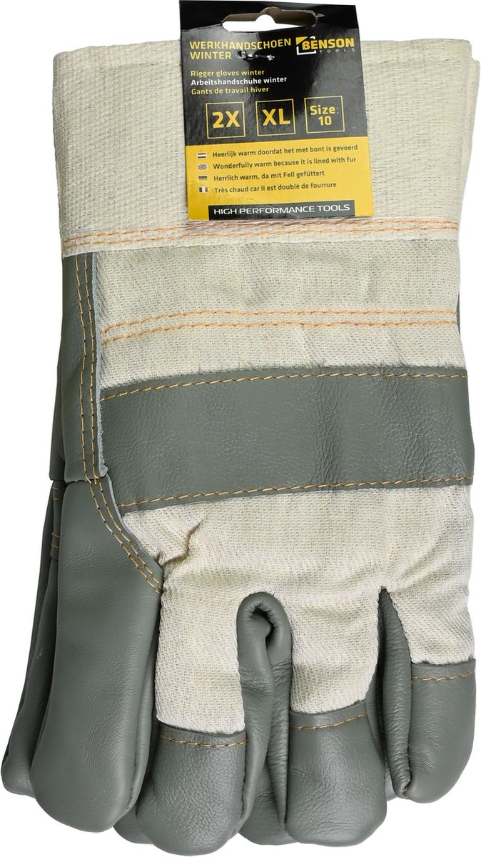 Werkhandschoenen Winter met Bont 2