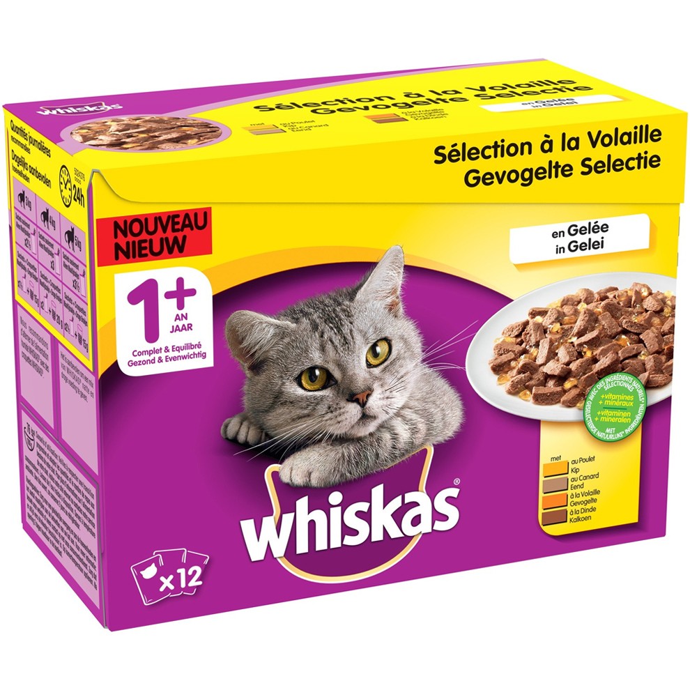 Whiskas Kip Kalkoen
