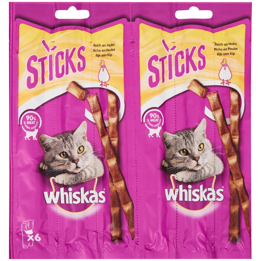 Whiskas Temptations Kip + Kaas 105 g 3