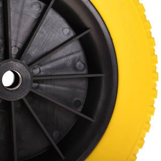 Wiel + Band Kruiwagen Pu 4.00-8 Ø 392 mm 4