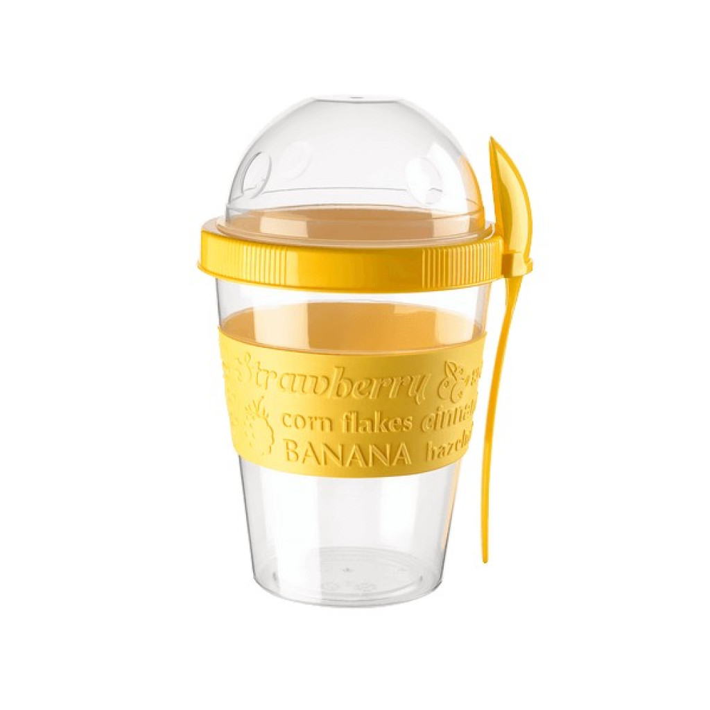 Yoghurtbeker met Lepel 600 ml 5