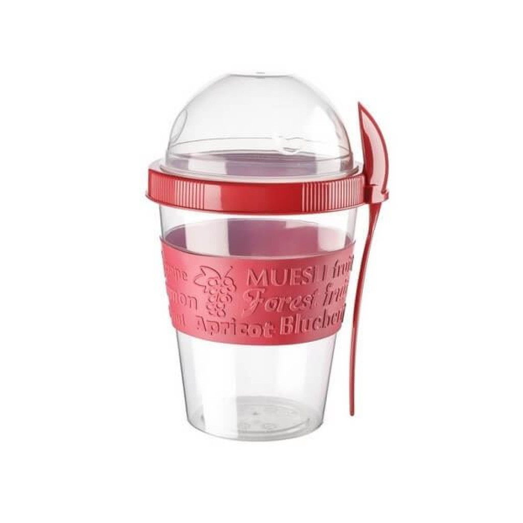 Yoghurtbeker met Lepel 600 ml