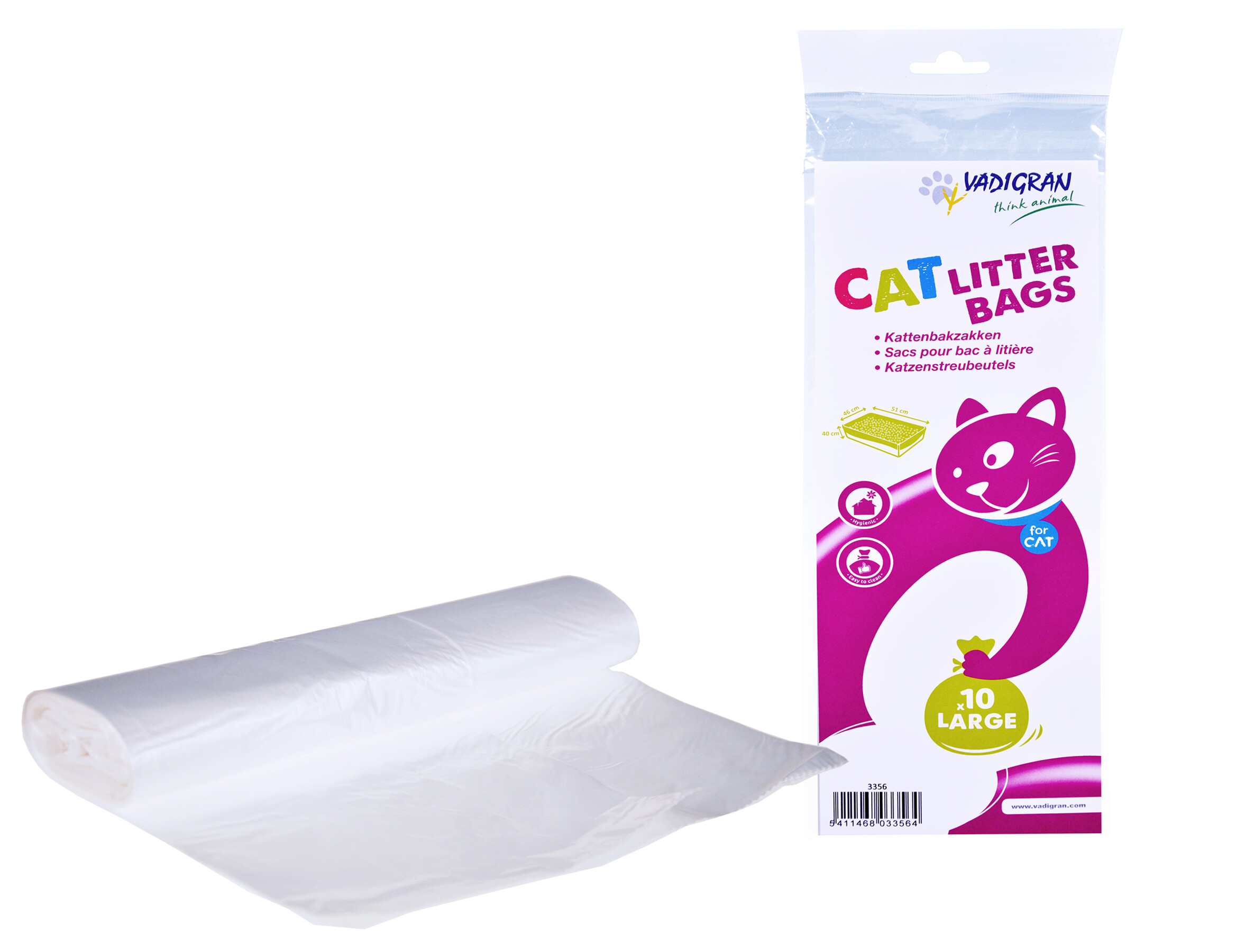 Zakjes Large voor Kattenbak