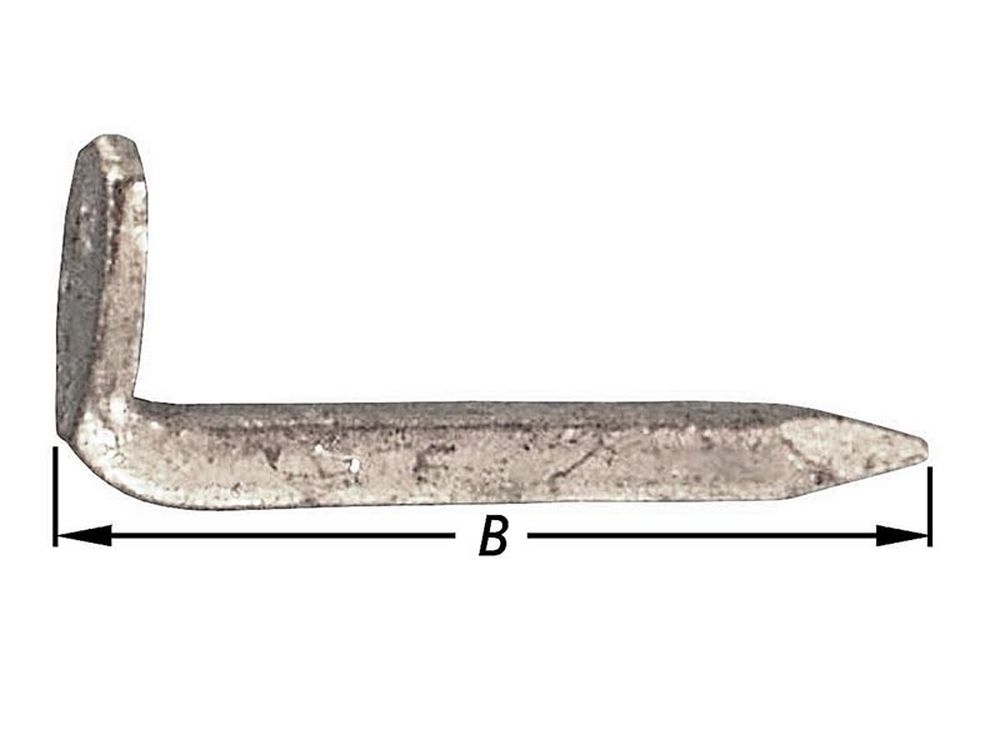 Zinkkrammen, Verzinkt 5 X 30 mm