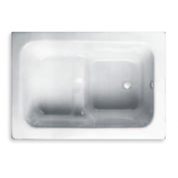 Zitbad Acr.pisa Wit 100x70 Kpl 2
